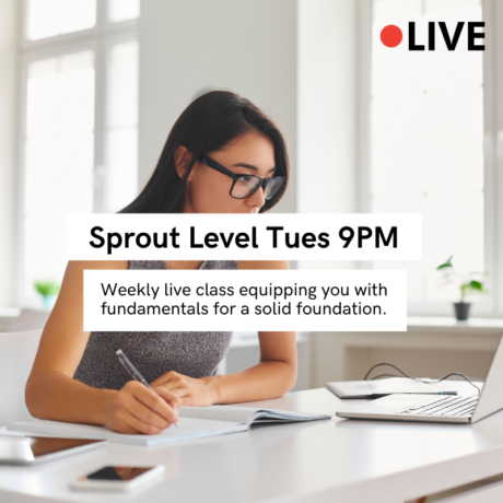Yoon Ssam's Live Class (Sprout Level)